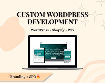 Expert Website Design: Custom WordPress, Shopify, or Wix with SEO