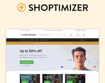 Shoptimizer Theme GPL WordPress | WooCommerce Storefront Theme | Lifetime Updates via Google Drive