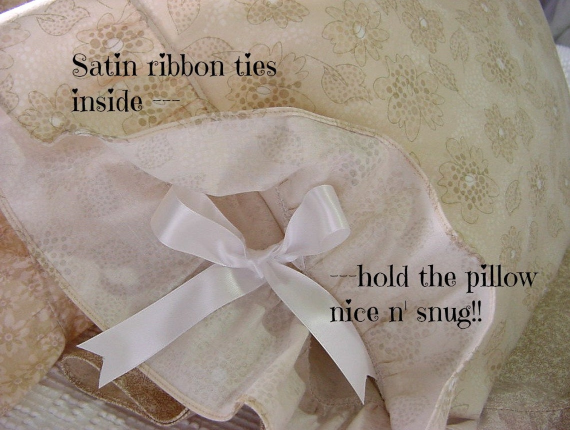 Ruffled Boudoir Pillow Case Travel Lumbar Toddler Pillowcase Etsy