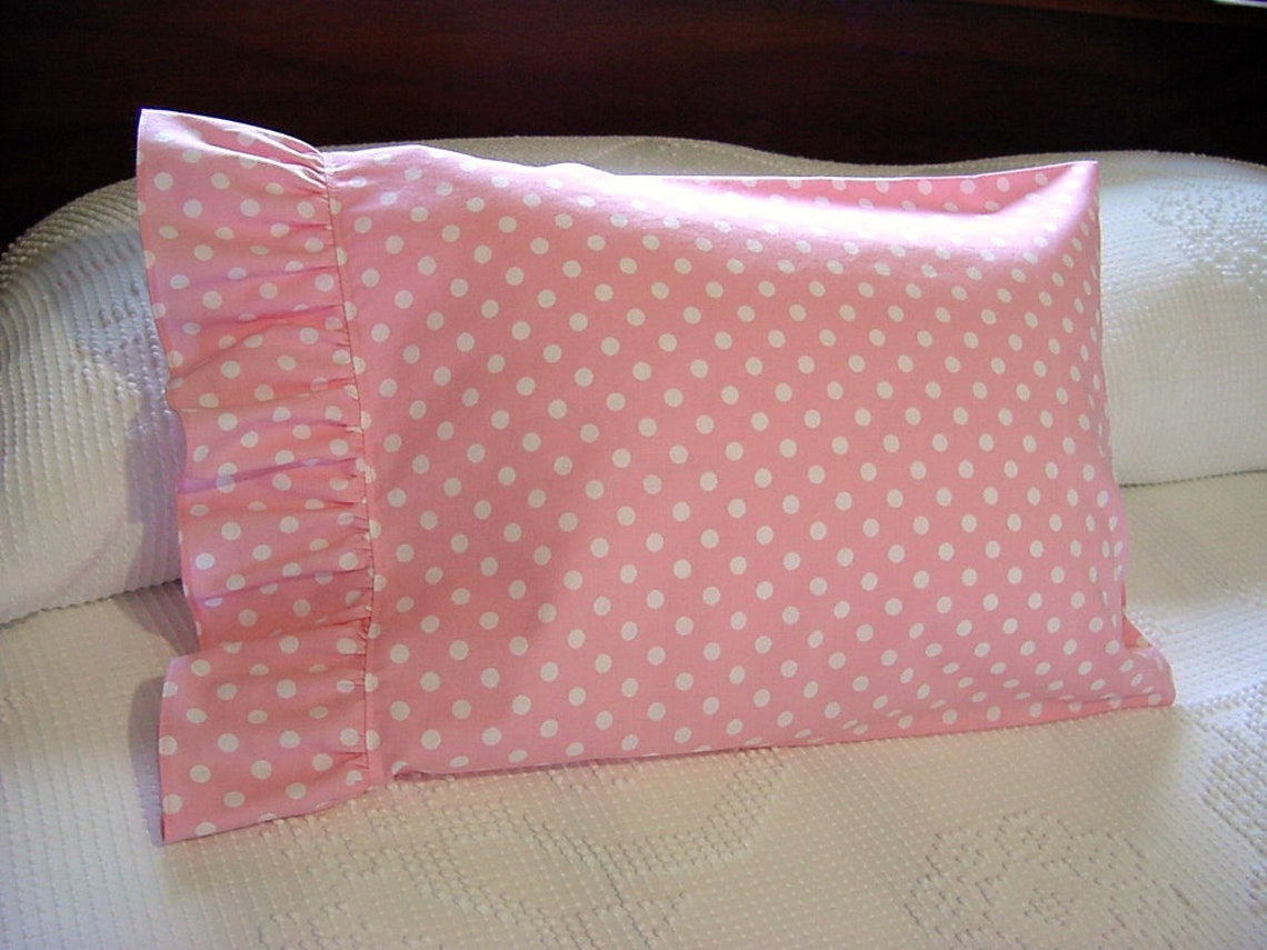 Ruffled Boudoir Pillow Case Travel Lumbar Toddler Pillowcase Etsy
