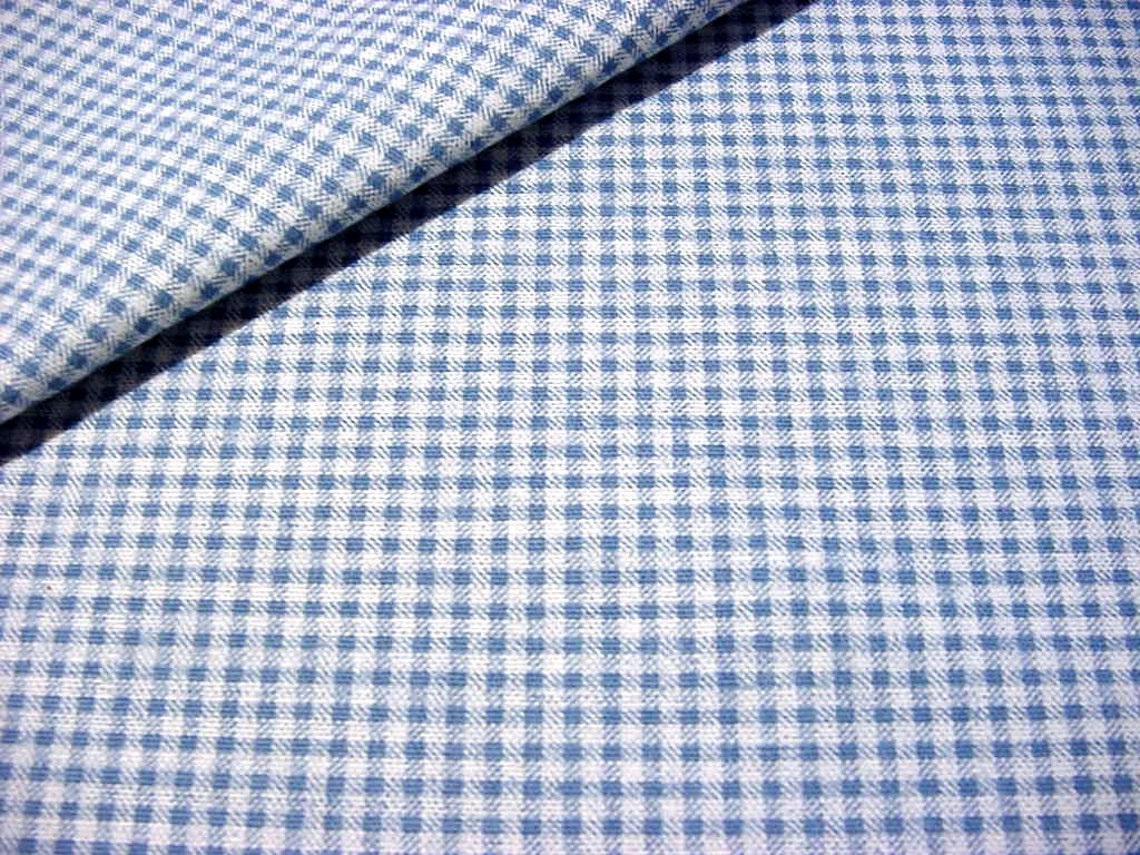 Blue & White Check Decorator Fabric Gingham Plaid Drapery Etsy