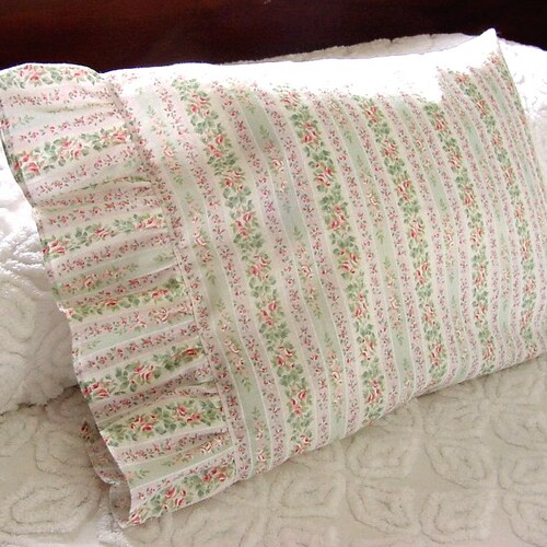 Ruffled Boudoir Pillow Case Travel Lumbar Toddler Pillowcase Etsy