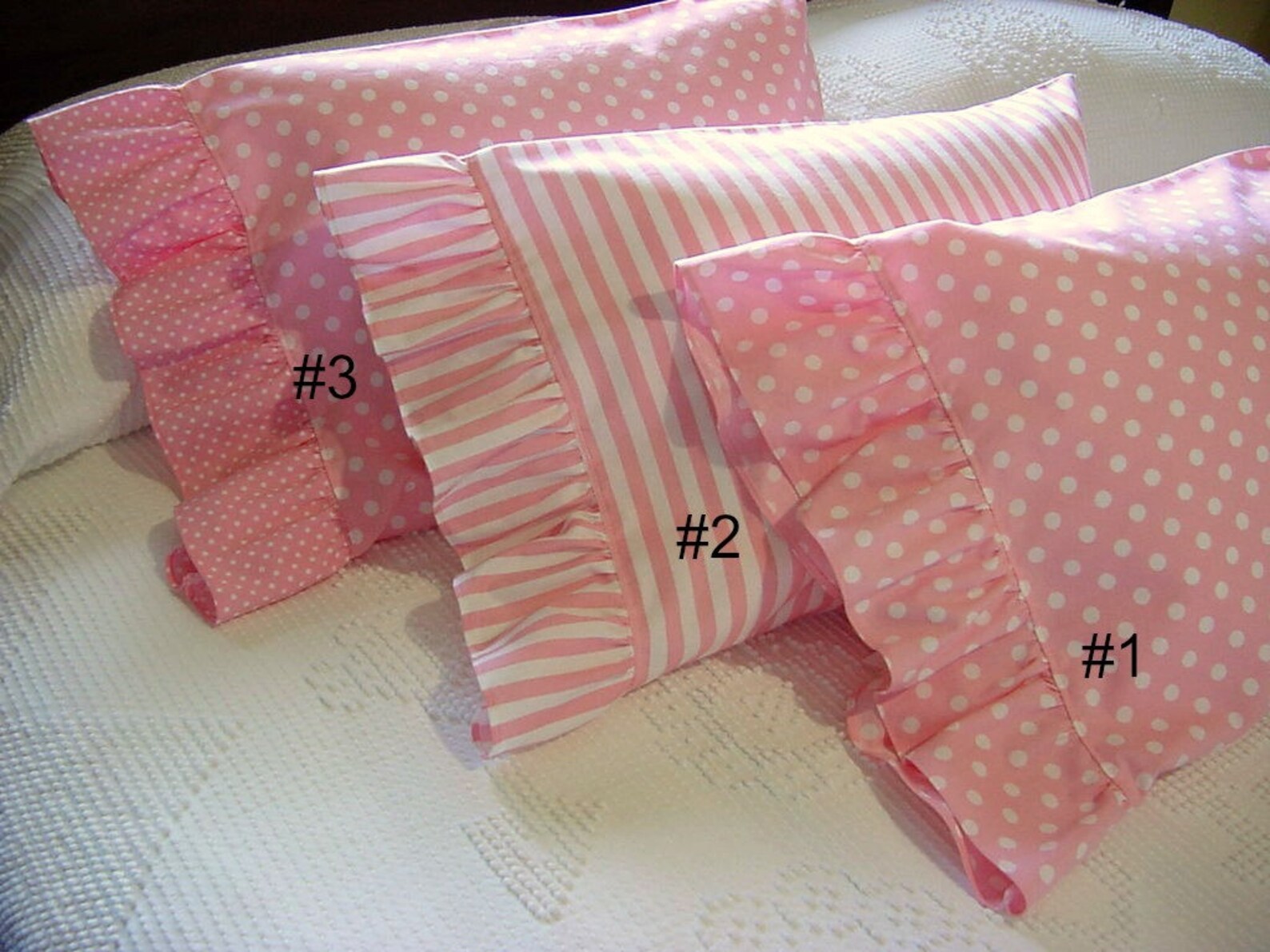 Ruffled Boudoir Pillow Case Travel Lumbar Toddler Pillowcase Etsy