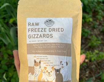 Freeze-Dried Chicken Gizzard Pet Treats