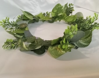 Handgjord lövkrona