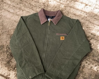 Retro Cahartt - J97 Moss Detroit Work Jacket - Reworked Vintage Workwear Jacket