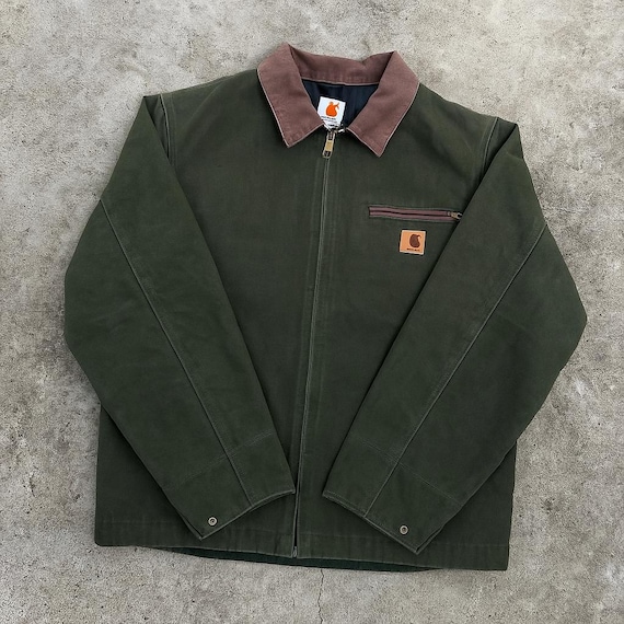 Retro Cahartt - J97 Moss Detroit Work Jacket - Reworked