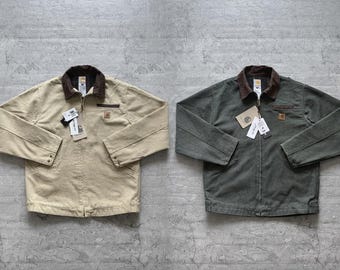 Giacche vintage Carhartt Detroit: verde muschio e kaki Classics J97