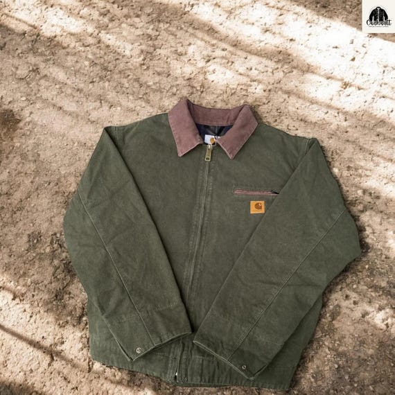 Retro Cahartt - J97 Moss Detroit Work Jacket - Reworked