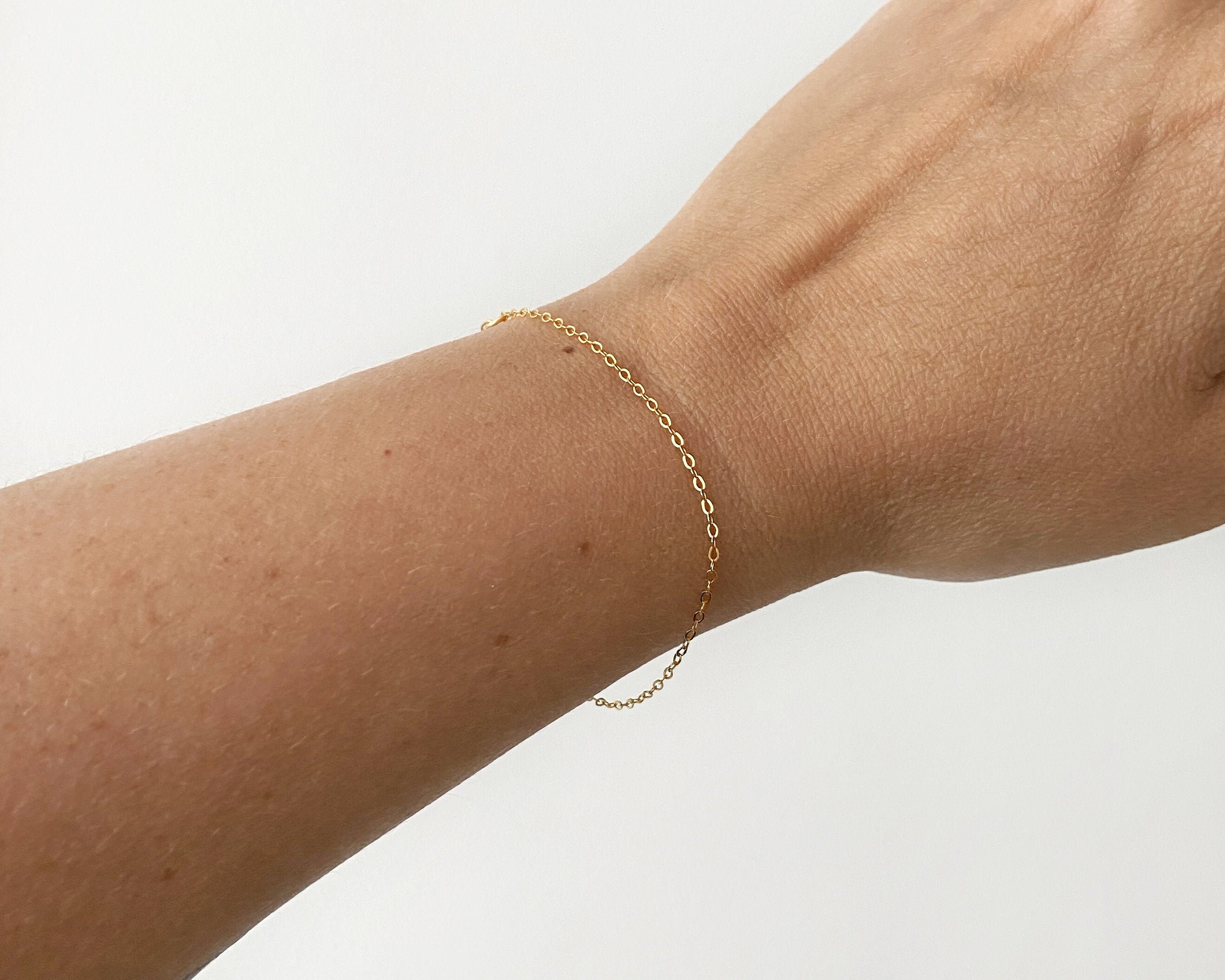 アクセサリー K10 gold delicate chain bracelet K10 gold delicate chain bracelet | frank and easy