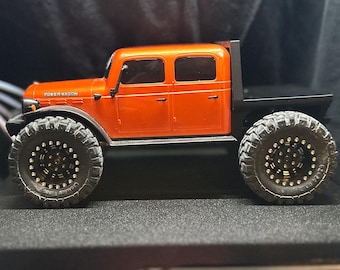 Scx24 Power Wagon Flatbed with Hinge Mount