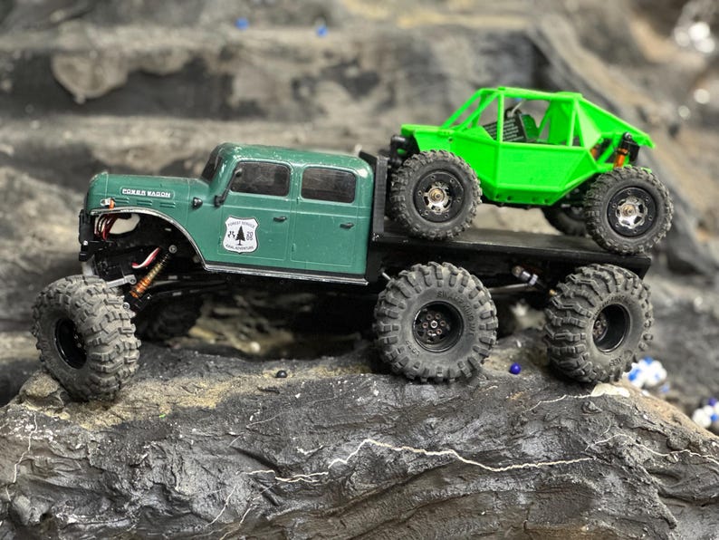 Scx24 6x6 Power Wagon à plat image 1