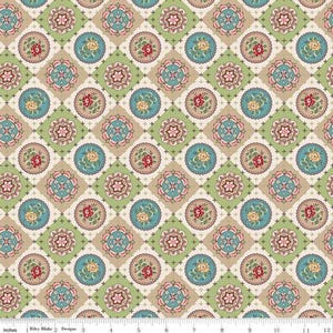 Heritage Multicolor Fabric by Lori Holt from The Mercantile Collection Riley Blake Designs