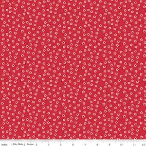 Tenderhearted Riley Red Stoff aus der Mercantile Kollektion von Lori Holt