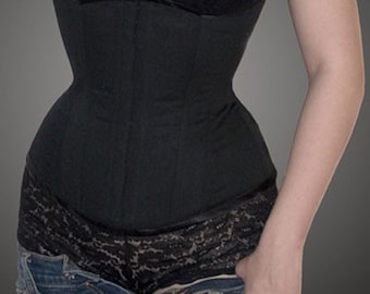 Corset Meschantes Ready to Wear Black Training Corset for Daily Wear - Your Size