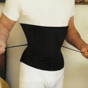 Corset MEN&#39;S Training Corset for Daily Wear - Your Size - MALE Ready to Wear