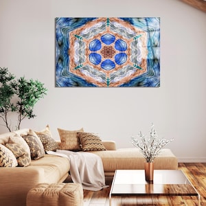 Tempered Glass Wall Art, Wall Hanging, Stained Glass Style, Home Decor, Tempered Glass Wall Decor, Glass Art