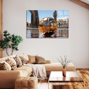 Tempered Glass Wall Art for Home Decor, Marble Design Wall Decor