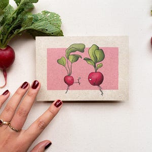 Karte "Nettes Radieschen" | verymary.creative