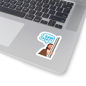 Funny Jesus Watching You Sticker Religious Humor Sticker Jesus Decal Religious Gift Laptop Sticker Water Bottle Decal Silly Sticker