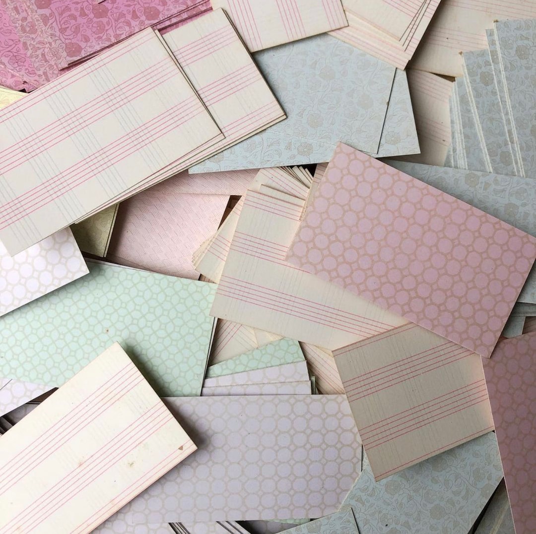 Vintage Calling Card Stock 20 - Etsy