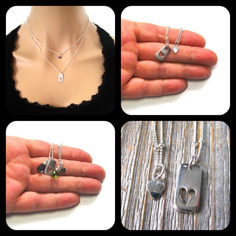Matching Mother Daughter Jewelry Mom and Daughter Necklace Etsy