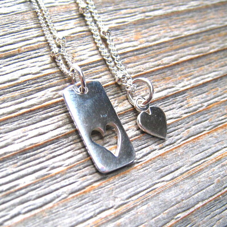 Matching Mother Daughter Jewelry Mom and Daughter Necklace Etsy