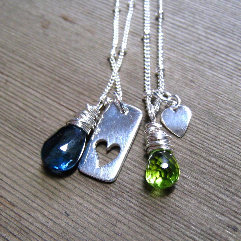Matching Mother Daughter Jewelry Mom and Daughter Necklace Etsy