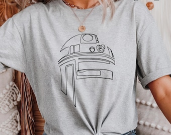 Star Wars Dron T-Shirt, R2D2 Shirt, Family Vacation Tee, The Mandalorian Lovers Shirt, Cute Disney Tee, Star Wars Disney Shirt
