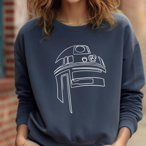 Star Wars Dron Sweatshirt, R2D2 Sweatshirt, The Mandalorian Lovers Sweatshirt, Cute Disney Sweatshirt, Star Wars Disney Sweatshirt