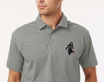 Darth Revan Neon Polo Shirt, Star Wars Polo Shirt, Galaxy's Edge, Hollywood Studios Polo, Disney Family Trip