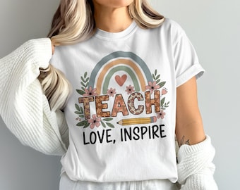 Teacher Appreciation PNG Sublimation | Teacher Life School Educator Design | Teacher Shirt PNG | Classroom Gift Sublimation Download
