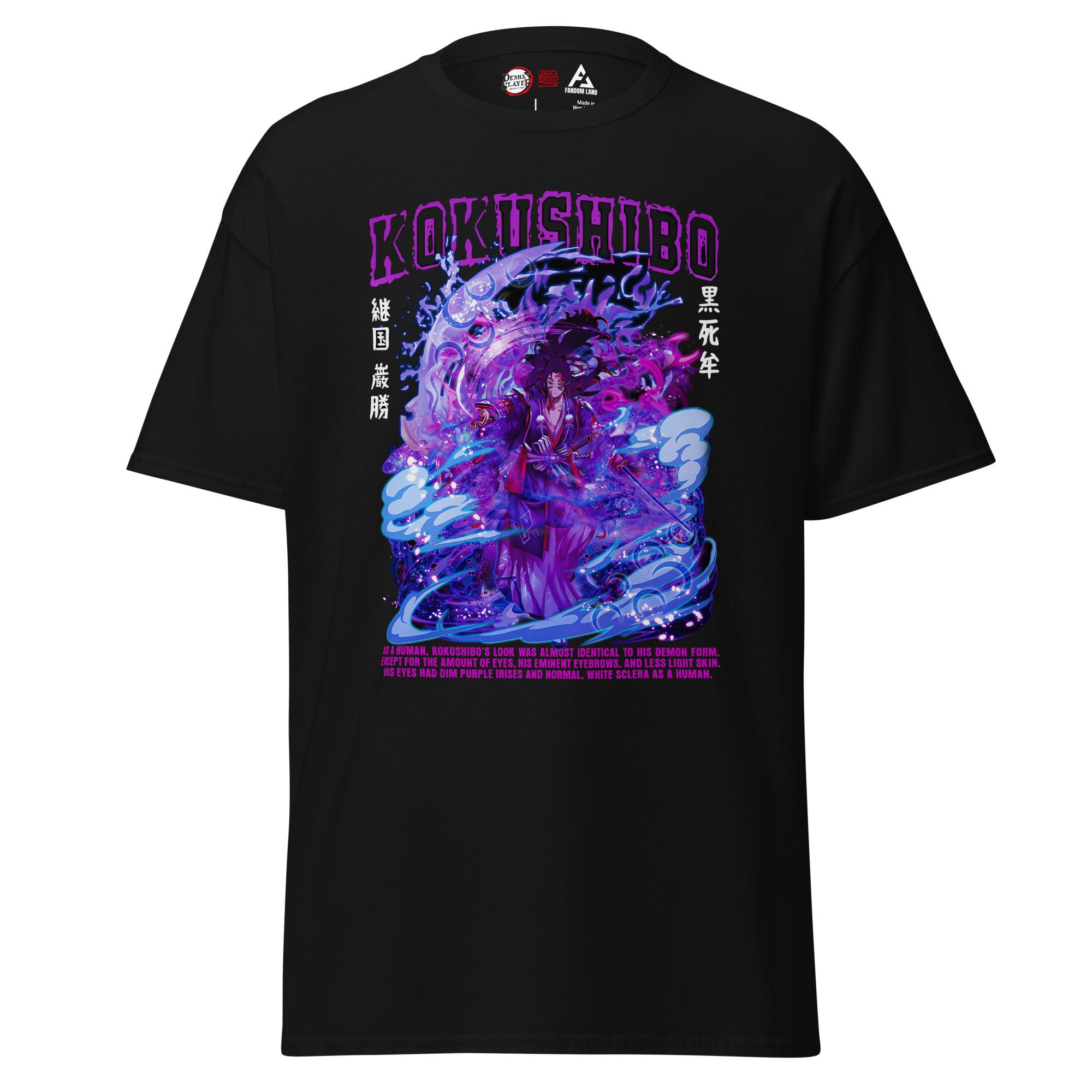 T-shirt Demon Slayer - Personnages Kokushibo, Zenitsu, Muzan, Tanjiro - Taille S à 5XL - Neuf Avec étiquettes