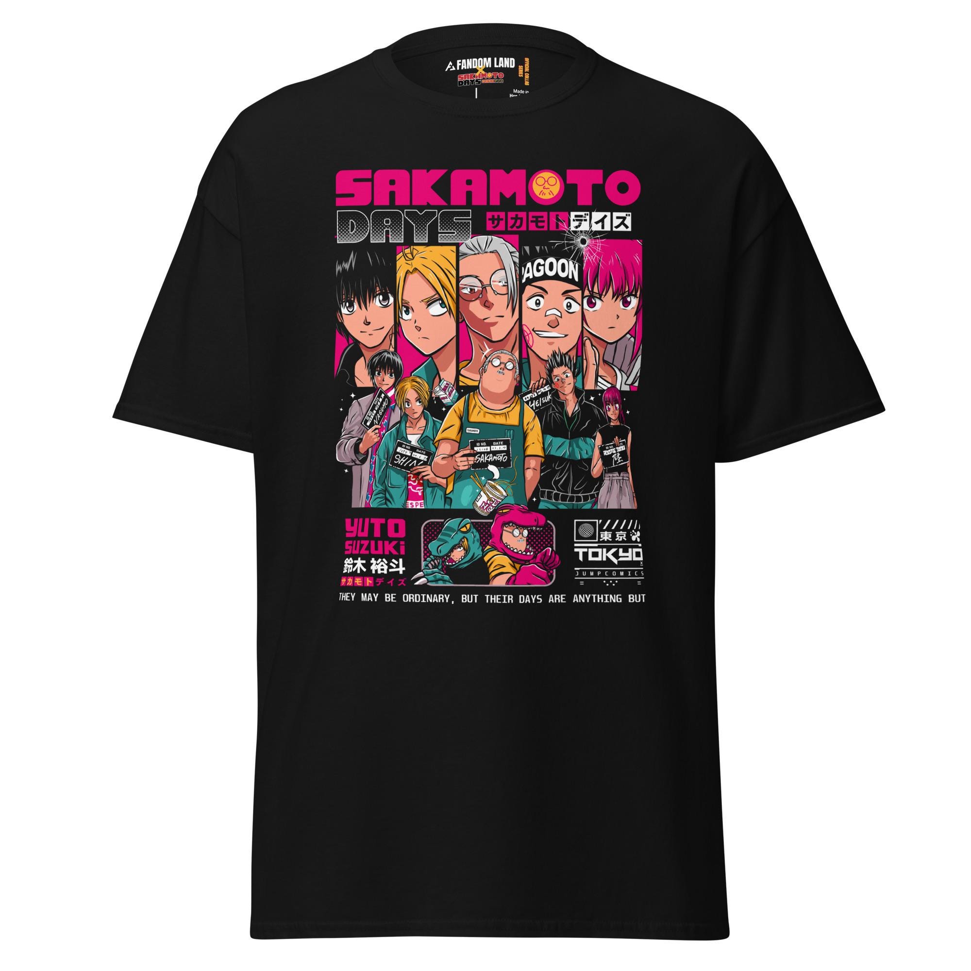 Sakamoto Days Asakura Shin Birthday Big Silhouette T-shirt Jump 