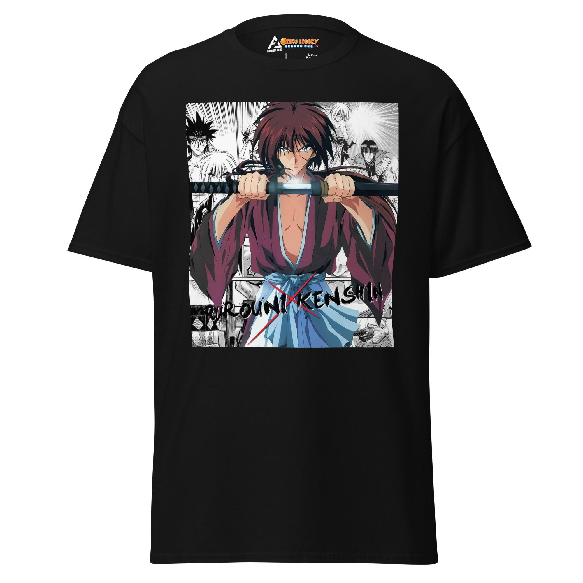 Rurouni Kenshin T-shirt | Samurai X Retro Anime Shirt - Etsy