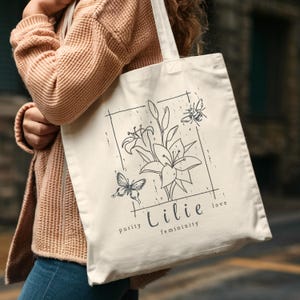 Frühling Spruch Stoffbeutel | Statement Stofftasche nachhaltig I Einkaufstasche Stoff Geschenkbeutel Geburtstag Geschenk, Geschenk Kollegin