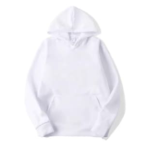 Soft White Pullover Hoodie