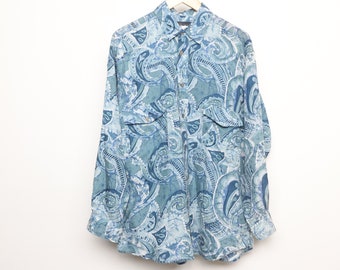 versace inspired baroque silk shirt