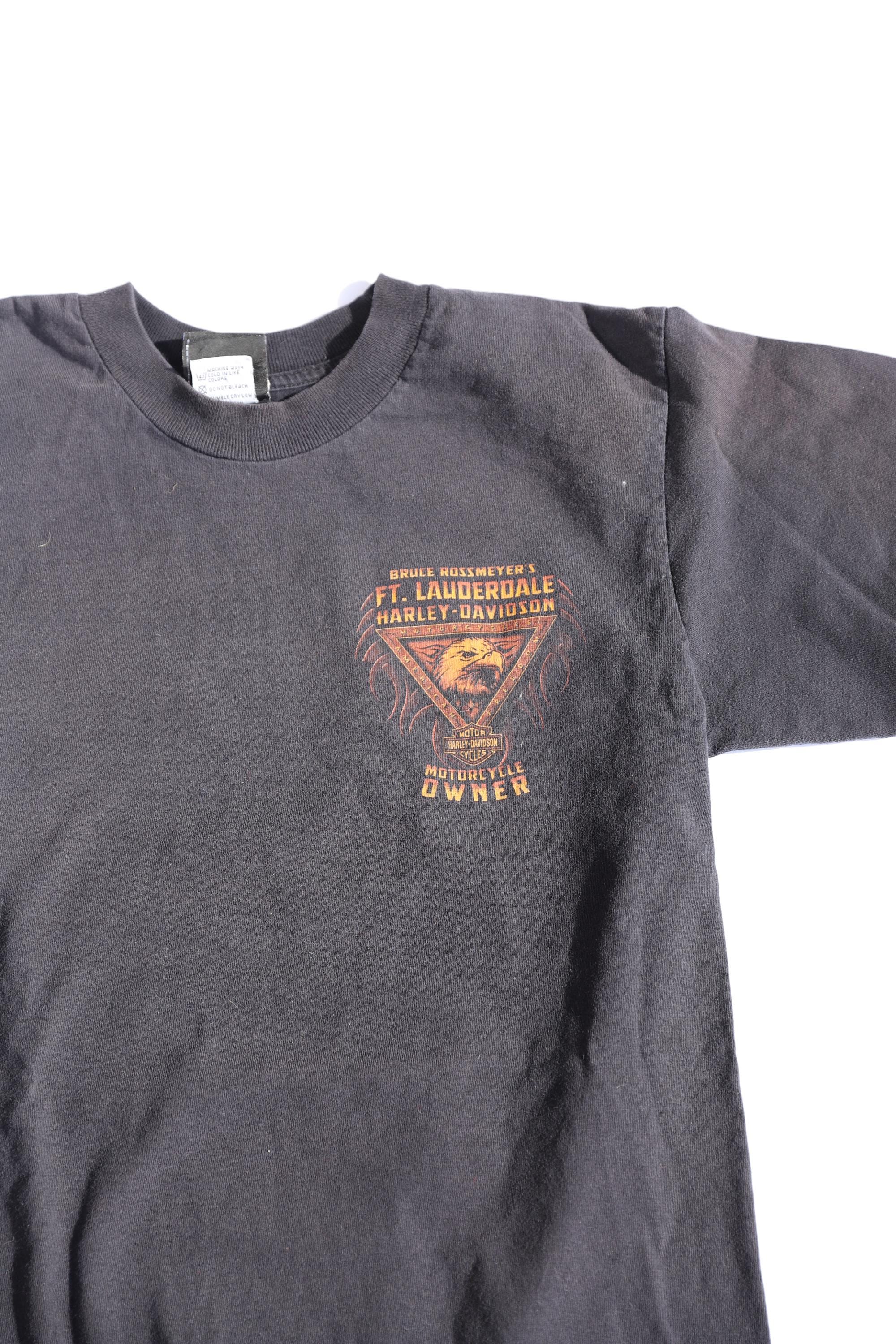 Vintage HARLEY DAVIDSON Fort Lauderdale FLORIDAMAN Vintage Black 