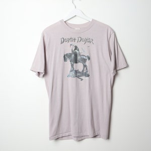 vintage DEATH DEALER 1970s COMIC book rare t-shirt Frank Frazettas 70s 50/50 vintage collectible t shirt -- size medium - Free shipping
