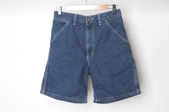 carhartt denim work shorts