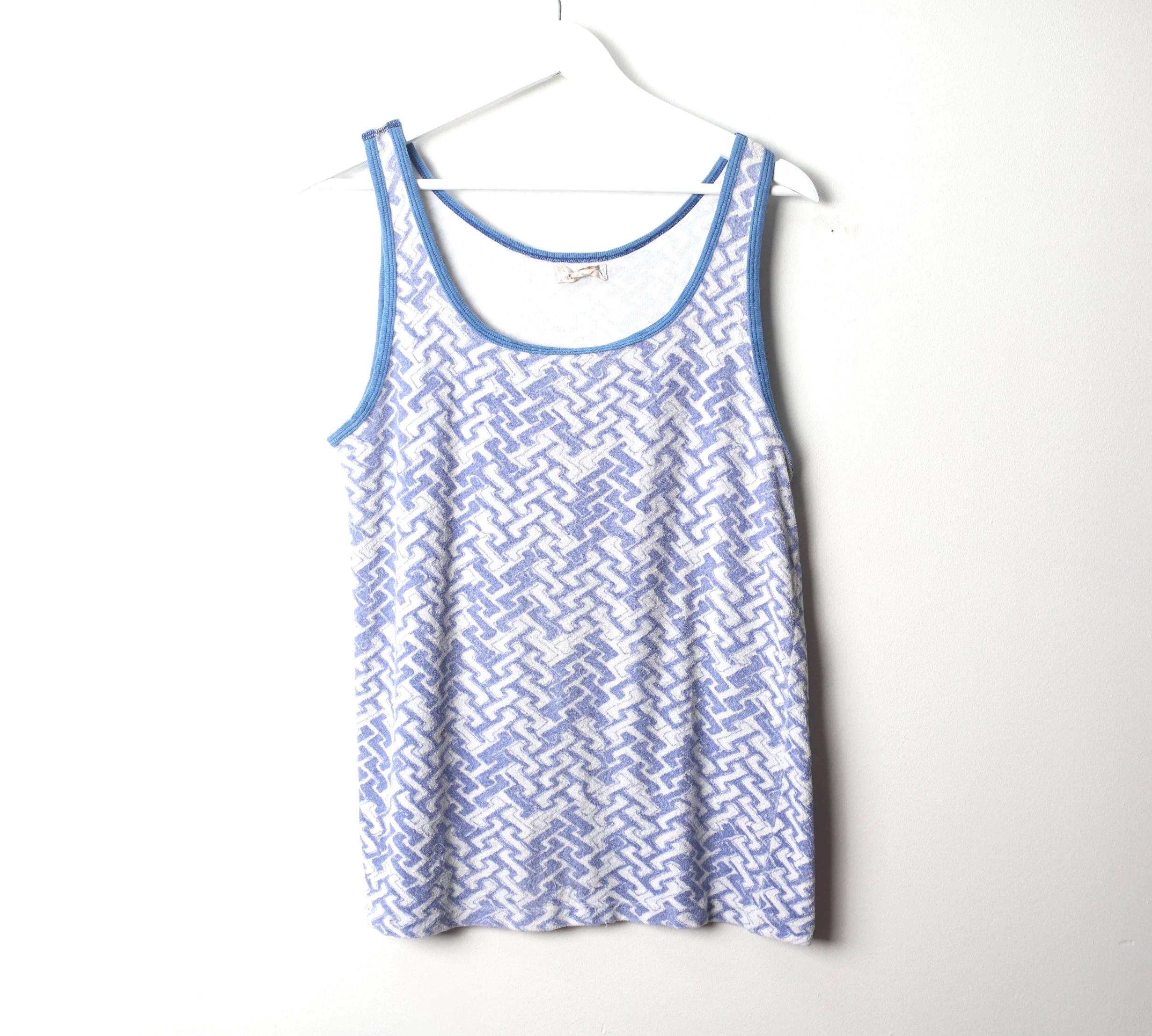 Terry Cloth Tank Top - Etsy