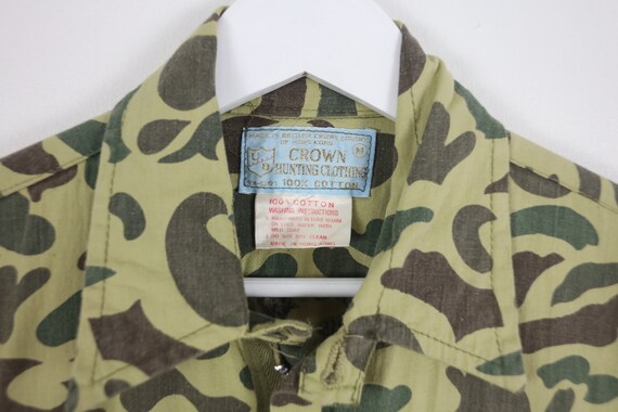 vintage CAMO camouflage men's FADED 1970s coveral… - image 4