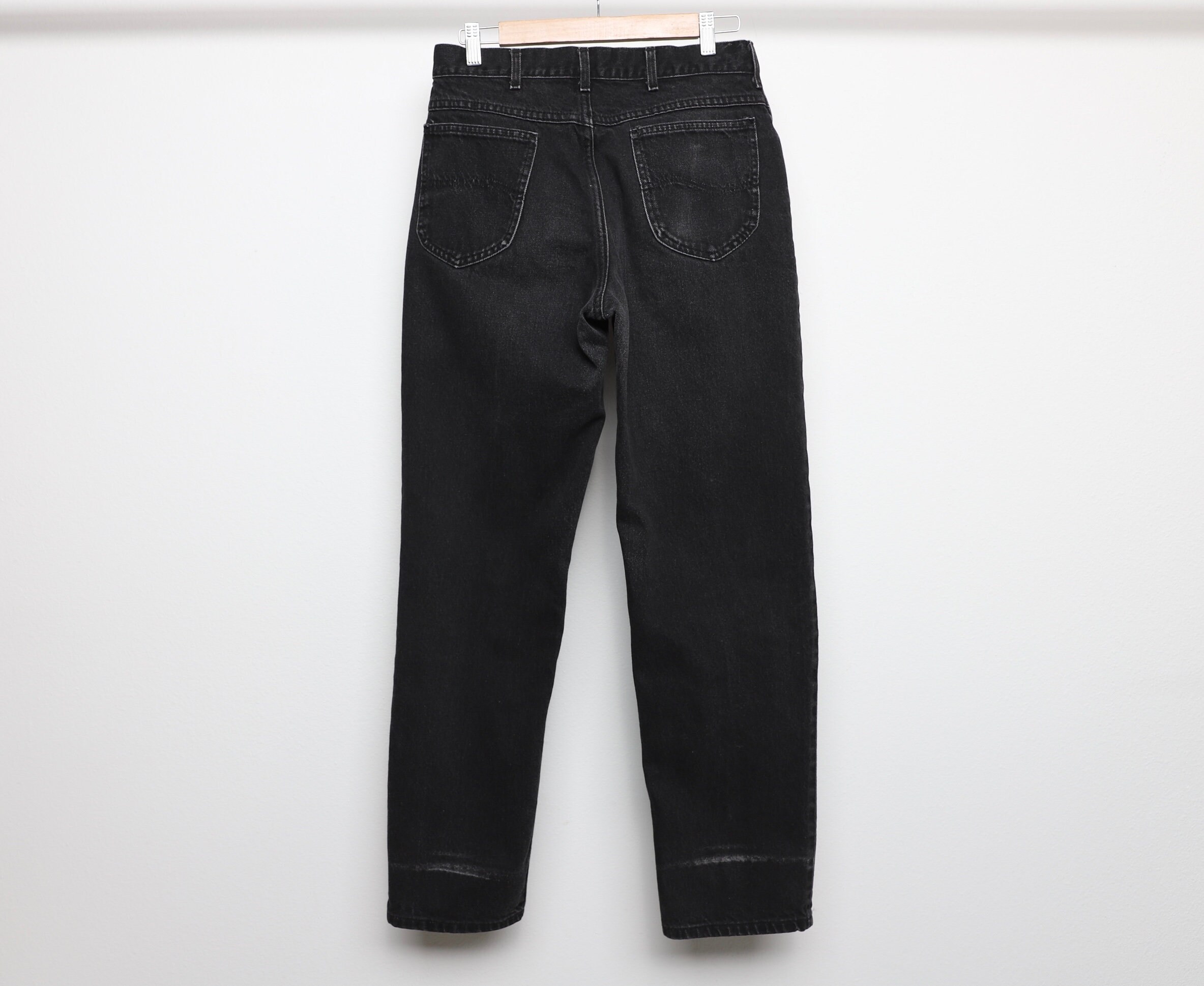 Vintage BLACK Lee Brand 90s Y2k Jeans Black Denim Pants Jeans - Etsy