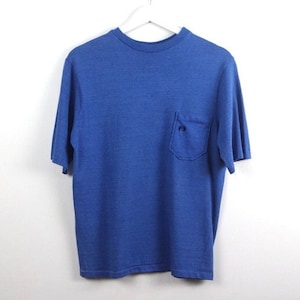 vintage rare SKATER surf HANG ten blue on blue STRIPED vintage 1960s 70s distressed t-shirt - size medium