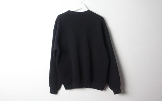 Vintage 1960s OCC schwarz rot uni sweatshirt getragen slouchy Sweatshirt GroBe XL Etsy