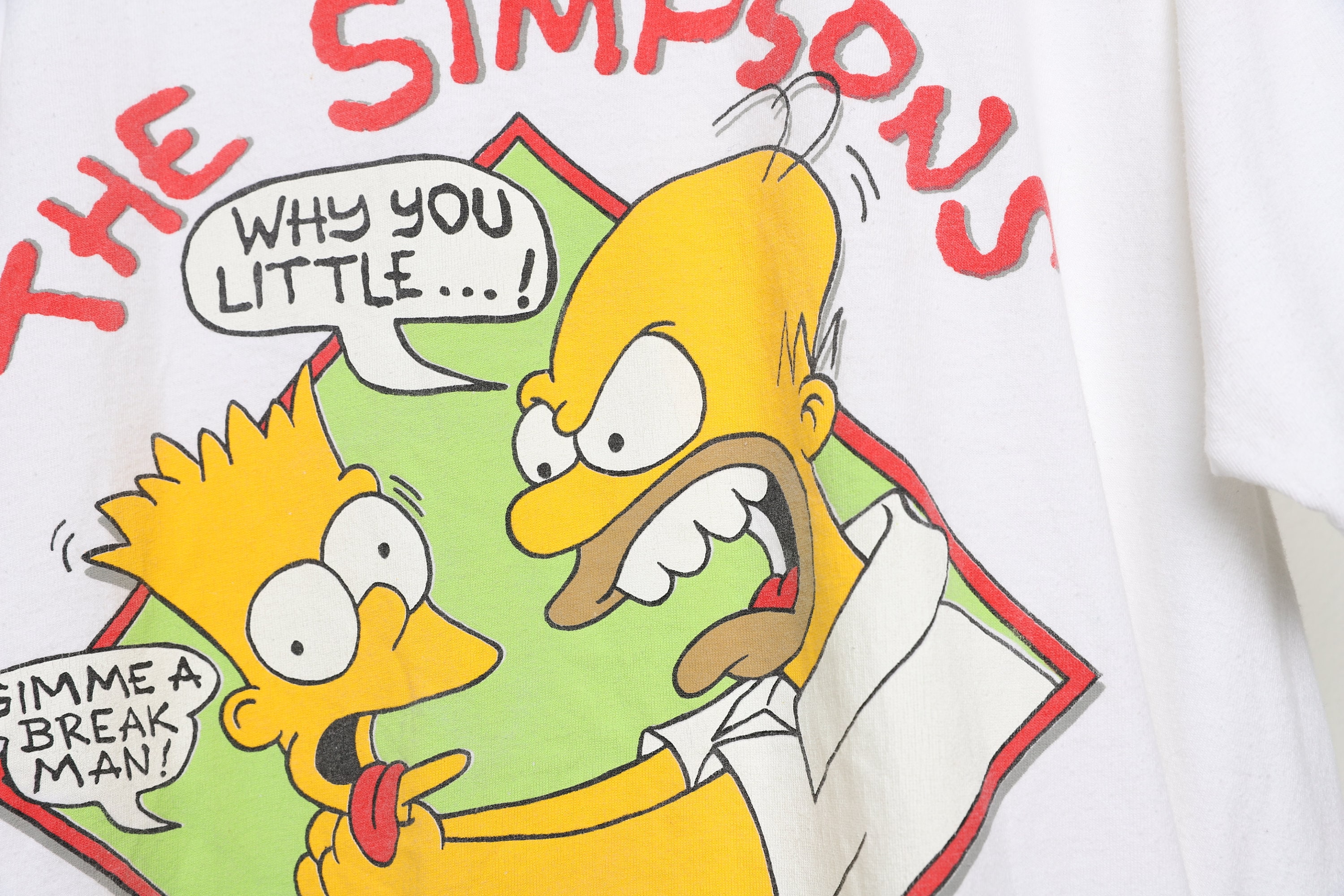 1990年代のヴィンテージ、バート＆ホーマー・シンプソンの