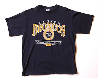Vintage 90s Denver Broncos NFL Jersey 0shirt Size M-L - Etsy Hong Kong