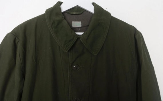 Vintage 1950s 60s Military Issue Oxford CHORE Jacket Men's