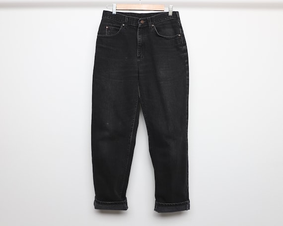 Vintage BLACK lee brand 90s Y2k jeans black denim pants jeans 30x31 -   Portugal